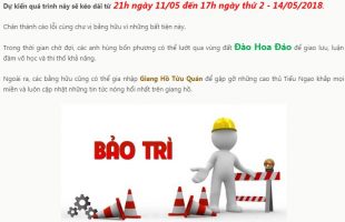 Bảo trì chậm trễ, NPH im hơi lặng tiếng, Tiếu Ngạo Giang Hồ Online dính tin đồn sắp đóng cửa