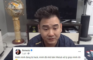 Xemesis bất ngờ đăng tải việc mình bị hack kênh Youtube, cộng đồng mạng bất ngờ: 