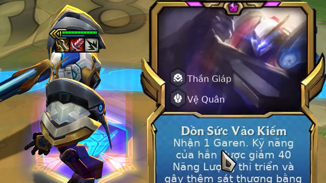 Đấu Trường Chân Lý: Hướng dẫn cách tận dụng sức mạnh của Lõi carry Garen “Dồn Sức Vào Kiếm”