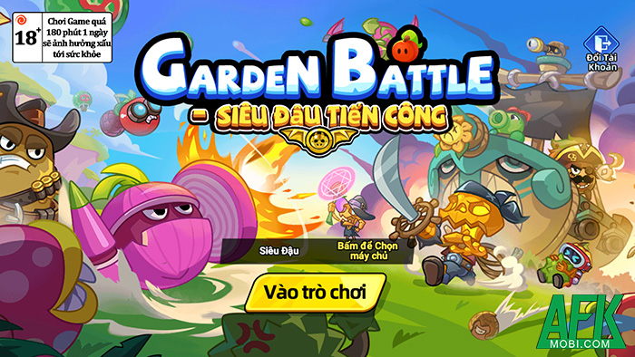 Siêu Đậu Tiến Công với trải nghiệm cuộc chiến hấp dẫn của các rau củ quả