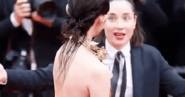 Clip 1 sao nữ Cbiz bị 4 bảo vệ Cannes cùng lúc đuổi khỏi thảm đỏ vẫn 
