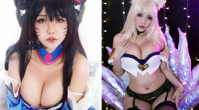 LMHT: Bỏng mắt với cosplay Ahri đầy khiêu khích của cosplayer gốc Việt