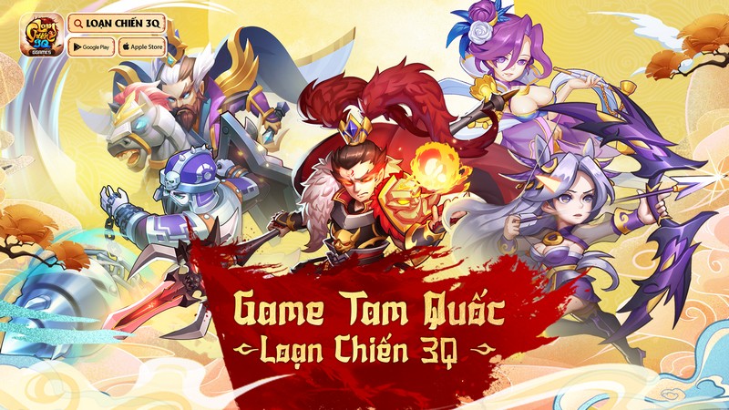 Game tam quốc Loạn Chiến 3Q bất ngờ tung Landing Page với hàng ngàn Giftcode giá trị