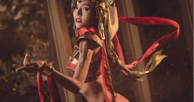 Nữ thần đường top game Liên Quân Mobile phiên bản cosplay đẹp 