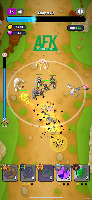 Bảo vệ dòng thời gian trong game phòng thủ roguelike đơn giản Time Defender: Fight!
