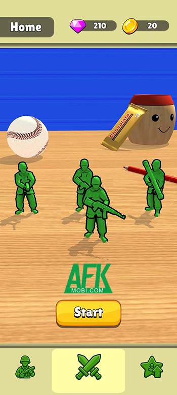 Cạnh tranh trong việc gầy dựng đội quân lính nhựa tại game Toy Army IO