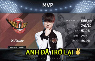 SKT giành quyền tự quyết vào Play-off, Faker được “Qủy Vương” tái nhập cày nát đội hình SandBox Gaming