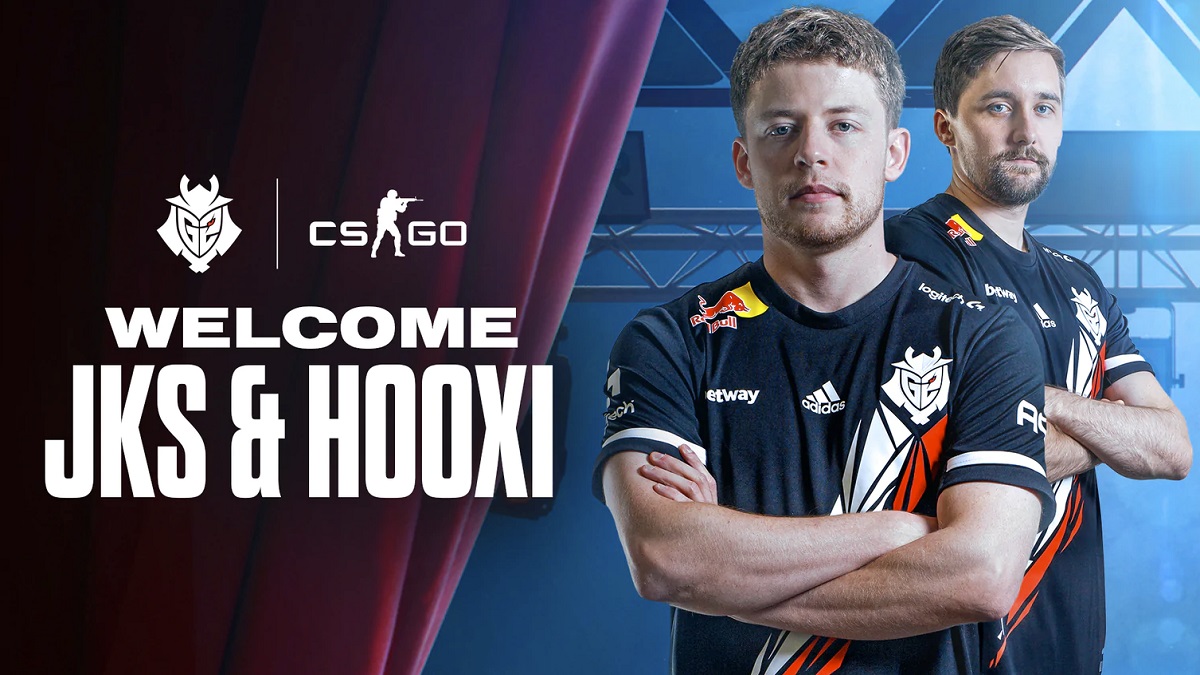 CS:GO: G2 Esports chính thức chiêu mộ jks và HooXi