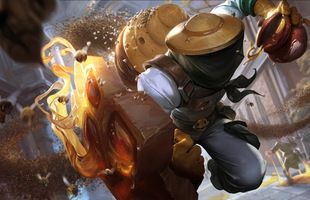 LMHT: Riot bất ngờ ra mắt Ảnh Nền siêu đẹp của Singed Ong Thợ, chỉnh sửa Janna