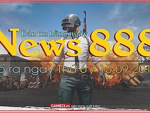 News 888 15/09/2017: 8000 tài khoản PUBG bị khóa vĩnh viễn chỉ sau 1 ngày