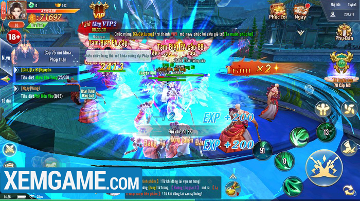 Hoa Thiên Kiếp mobile cho bạn chìm đắm thế giới game với hành trình tu tiên mộng ảo