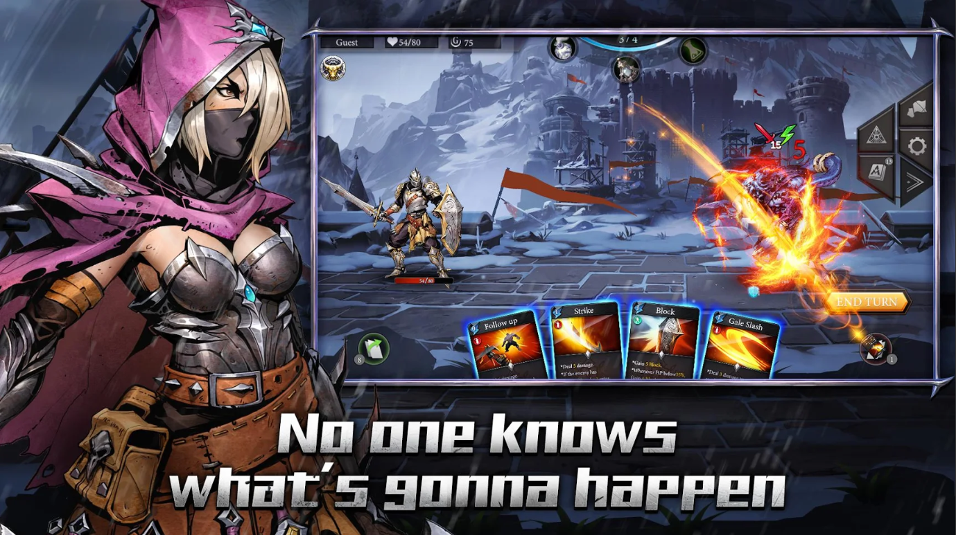 Endless Abyss là một game nhập vai thẻ tướng tung chiêu theo lượt rất hấp dẫn