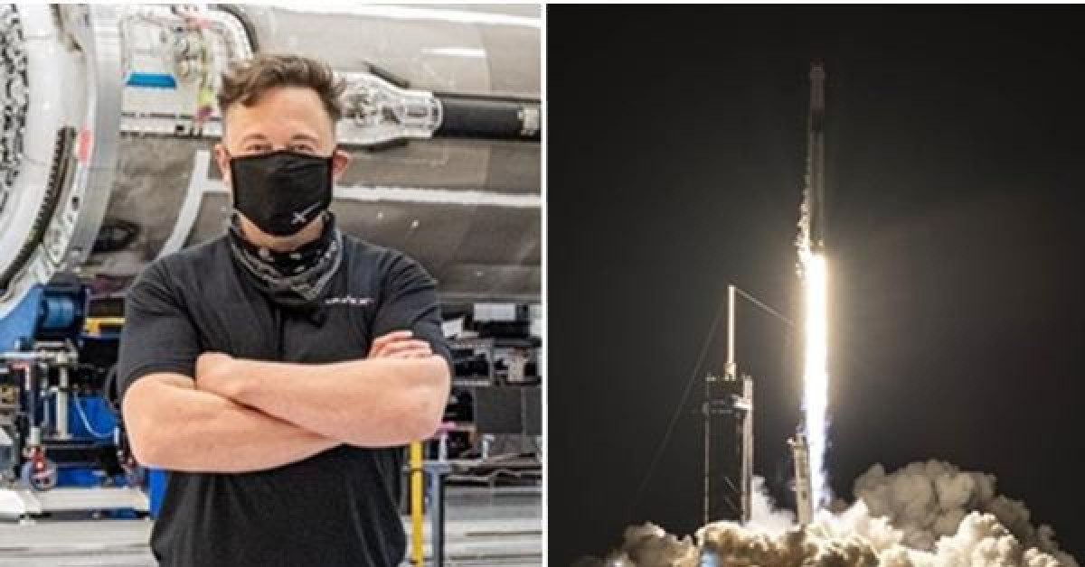 Elon Musk lại làm nên lịch sử: Phóng tàu vũ trụ đầu tiên chở toàn người bình thường