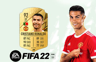 Vừa về MU, Ronaldo lập tức bị tụt hạng trong FIFA 22