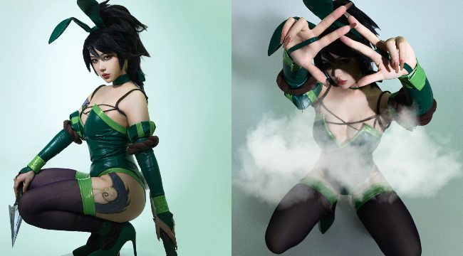 Nóng bỏng mắt với bộ ảnh cosplay Akali Thỏ Ngọc đầy quyến rũ