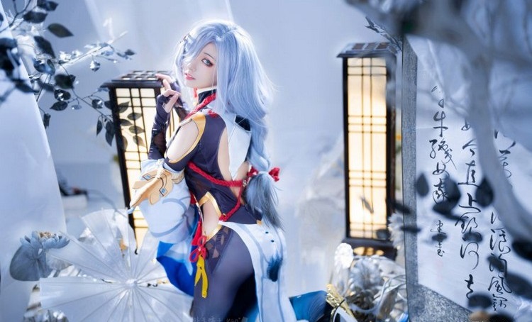 Mời bạn cùng ngắm bộ ảnh Cosplay Shenhe trong Genshin Impact