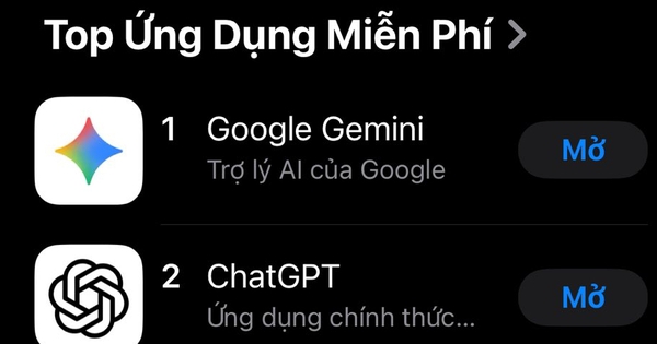 Gemini của Google vượt ChatGPT, trở công cụ AI hot nhất nhờ một thứ