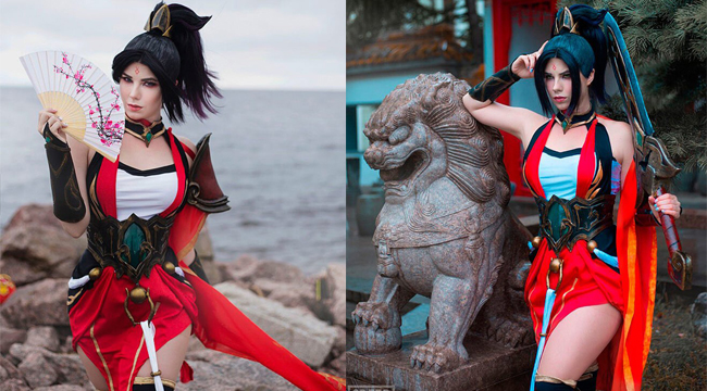 LMHT: Mãn nhãn với cosplay Riven Ngạo Kiếm đầy uy quyền