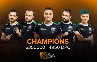 DOTA 2: Ông hoàng Major Virtus Pro tiếp tục có thêm danh hiệu nữa khi chiến thắng Kuala Lumpur Major