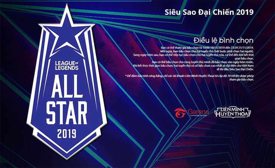 Danh sách bình chọn All-Star LMHT 2019 VCS