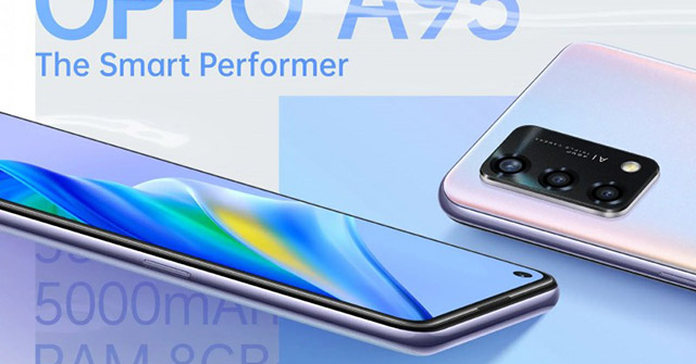 Ra mắt Oppo A95: Vừa đẹp, vừa pin “trâu”