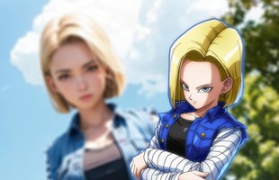 Dragon Ball: Android 18 xinh đẹp như người thật dưới nét vẽ của AI