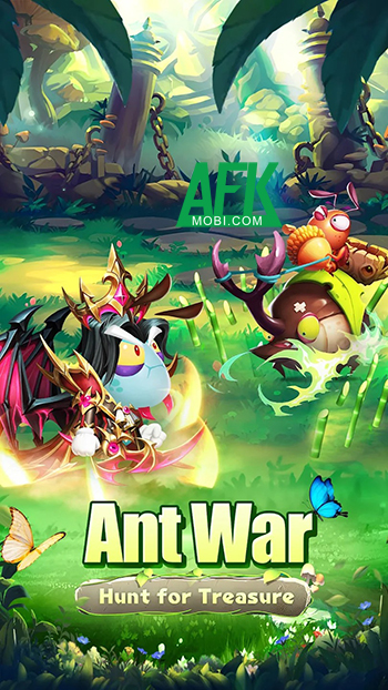 Ant Wars: Treasure Hunt cũng là lối chơi mở rương nhưng mà được thể hiện qua đánh bài!