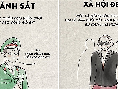 Đau cả ruột với loạt tranh 