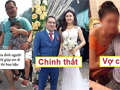 Sự thật vụ chị tố em thi hoa hậu “hốt” luôn chồng chị, xuất hiện “vợ cả”, hóa ra chồng mang họa mi đi hót khắp nơi