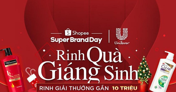 Cùng Unilever mua quà Giáng sinh, rinh giải thưởng gần 10 triệu đồng trên ứng dụng Shopee