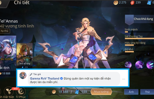 Liên Quân Mobile: Tin hot, Garena công bố cách nhận FREE Tel'Annas Dạ hội, thời gian từ 19/12