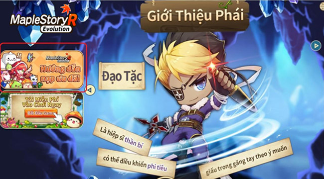 Hướng dẫn nạp game MapleStory R: Evolution dễ dàng