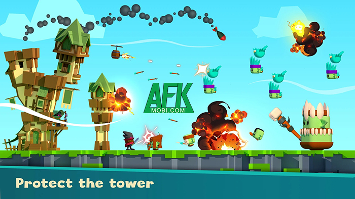 Tower Rush: Survival Defense game phòng thủ có sự kết hợp của yếu tố roguelike