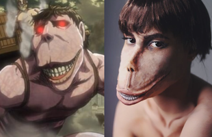 Attack on Titan: Hoảng hốt khi thấy Titan Ngựa phiên bản người thật, nhìn quả mõm chỉ muốn độn thổ