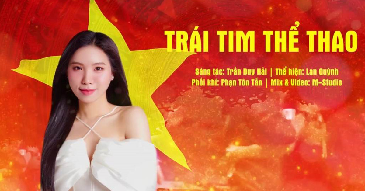 Ca sĩ Lan Quỳnh hát tặng thể thao Việt Nam