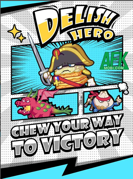 Đội hình “anh hùng thực phẩm” của bạn đã sẵn sàng nhận nhiệm vụ trong game Delish Hero