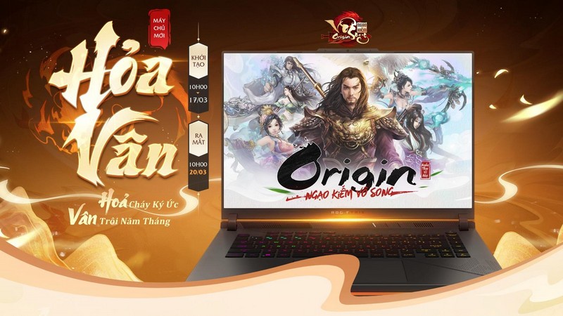 Ngạo Kiếm Vô Song Origin ‘chơi lớn’ tại máy chủ mới Hỏa Vân: Tặng trọn bộ trang bị hiếm cực đỉnh