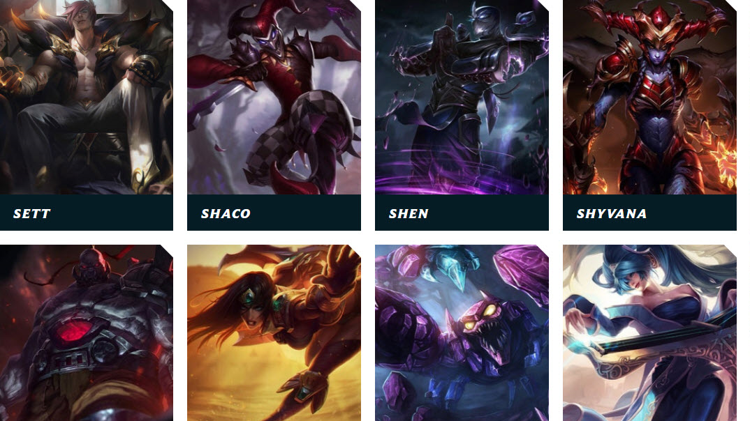 Riot Games đã tạo ra 155 tướng LMHT