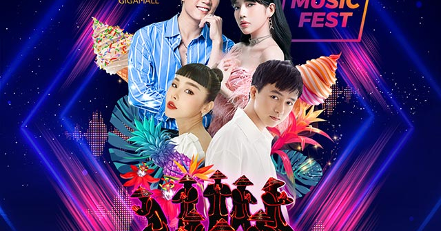 Anh Tú, Lyly, Bùi Công Nam, Trương Thảo Nhi hát tại Giga Music Fest – Nhịp điệu mùa hè