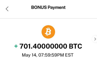 Trả thưởng 701 USD lại nhầm thành 701 Bitcoin, nhiều người dùng nhanh tay rút về ví trữ lạnh