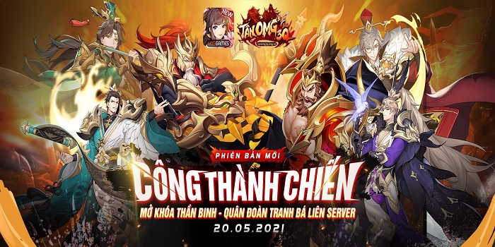 Tân OMG3Q VNG tung phiên bản mới “Công Thành Chiến” cùng hàng loạt tính năng siêu hot