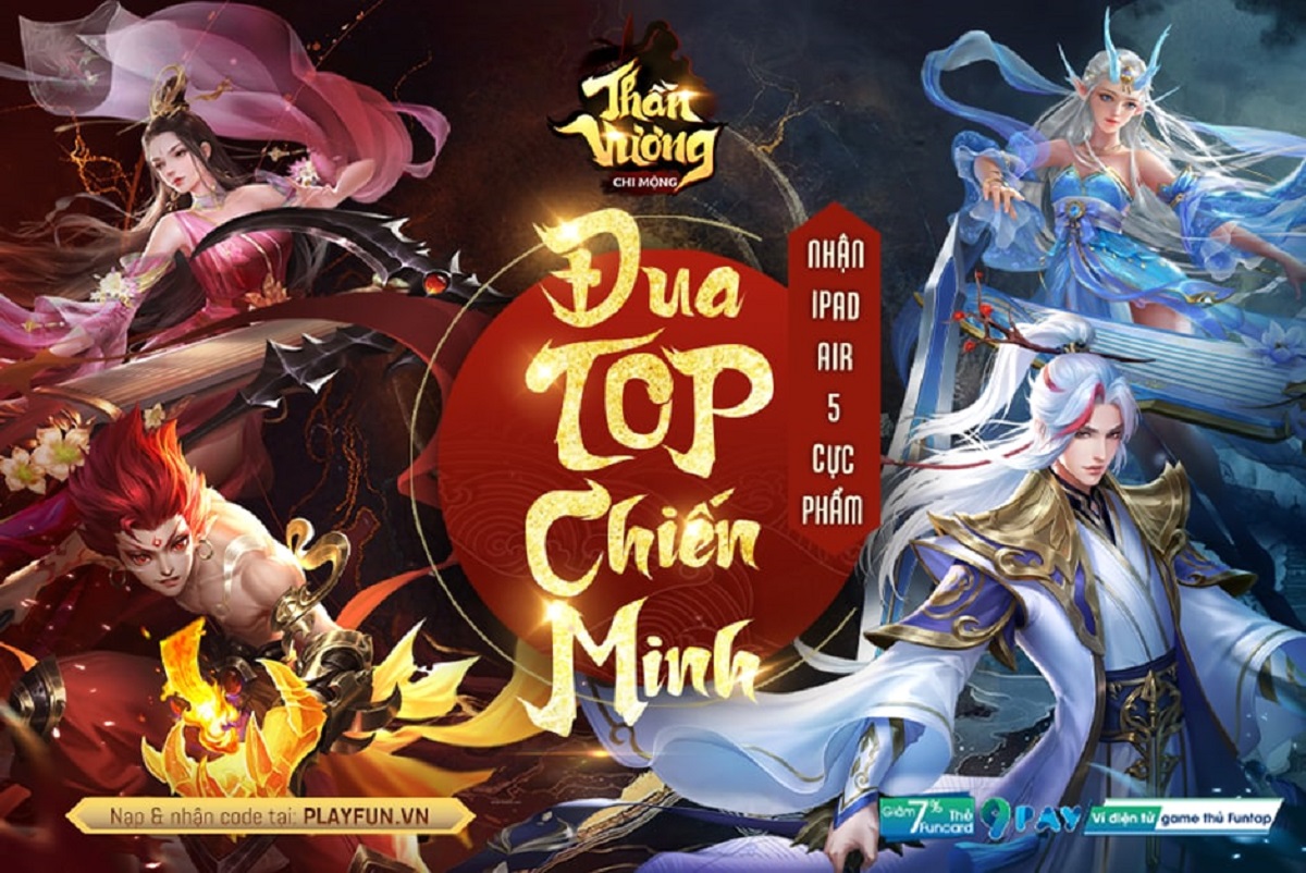 Chỉ cần “chơi game và cày lực chiến” trong 14 ngày, game thủ Thần Vương Chi Mộng đã có thể bỏ túi ngay chiếc Ipad Air 5 64GB