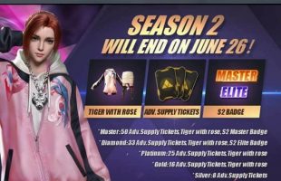 Hé lộ thời điểm kết thúc Season 2 Rules of Survival, game thủ hãy gấp rút cải thiện bậc xếp hạng!