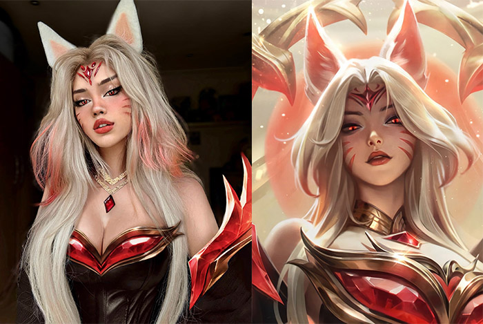 LMHT: Cosplay Ahri Huyền Thoại Bất Tử gây bất ngờ vì siêu giống nhưng lại cực kỳ tiết kiệm