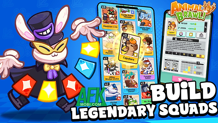Animal Brawl: PvP Merge Arena game chiến thuật PvP lấy chủ đề động vật ngộ nghĩnh