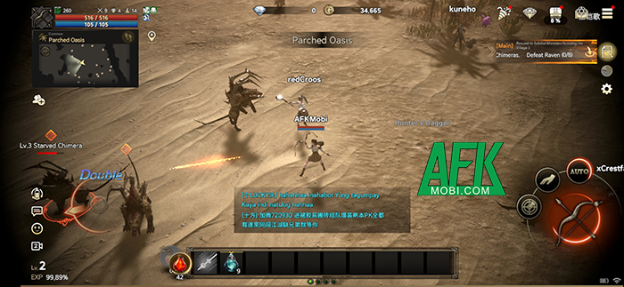Rasalas game MMORPG với lối chơi theo phong cách cày cuốc truyền thống