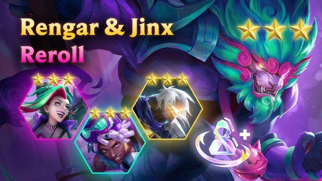 ĐTCL 14.6: Reroll Jinx Rengar với Ấn Đao Phủ, tại sao không?