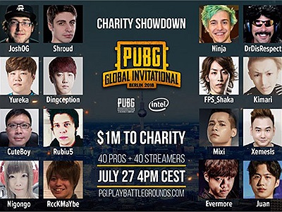 Sự kiện PGI CHARITY SHOWDOWN với tiền thưởng 1 triệu đô la, có sự góp mặt của MixiGaming và Xemesis