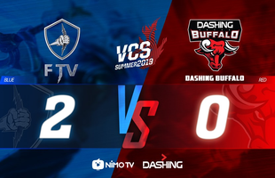 LMHT: Đến lượt Dashing Buffalo cũng theo trào lưu chấp 1 lượt cấm để rồi thất thủ trước đội bét bảng FTV