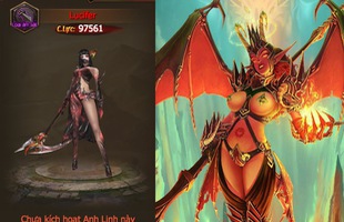 Thánh Chiến 3D update tháng 7: Thiên Thần Sa Ngã Lucifer “siêu sexy” thức tỉnh